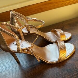 Michael Kors Women's Gold Heels